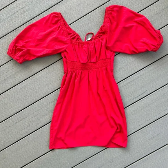 NWT Shore Brand dress S red - Picture 5 of 7